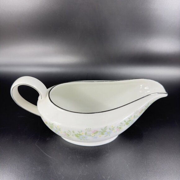 Vintage Johann Haviland Fine Porcelain Gravy Boat Made In Germany Floral Pattern - Picture 13 of 14